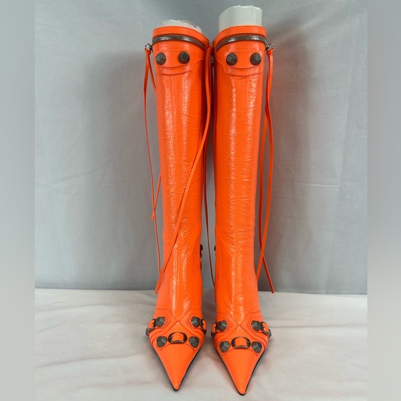 BALENCIAGA
Cagole leather knee-high boots - Picture 1 of 10